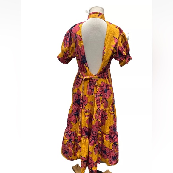 Marissa Webb Collective Cutout Short Sleeved Floral Shirt Dress - Picture 5 of 11